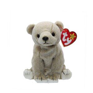 TY Beanie Baby Almond the Beige Bear 1999 MINT w/ Tag